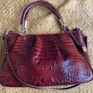 Brahmin pecan Melbourne leather tote